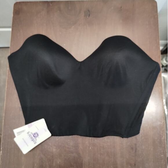 B. Tempt'd Wacoal 34D Black Future Foundation Backless Strapless Bra 959281 NWT - Picture 1 of 6